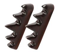 NOLITOY Repose-pinceau pour Organiser Pinceaux de Calligraphie en Bois Marron Vintage 2pcs de Montagne à Cinq Doigts et Décorer