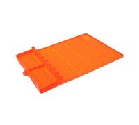 NOLITOY Repose-ustensiles Silicone pour Barbecue Tapis de Cuisson Réutilisable pour Plan de Travail Housse pour Plaque de Cuisson Anti-adhérente