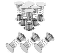NOLITOY Ressorts Métalliques à Spirale Adhésif Double Face - Base à Ressort pour Figurines Oscillantes de Tableau de Bord, Support de Décoration Intérieure Voiture, Kit 20 Pièces
