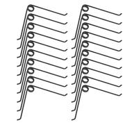 NOLITOY Ressorts pour Sécateurs à Dérivation Lot de 25 Acier Inoxydable Noir Ressorts en V Adaptés aux Cisailles et Taille-Bordures Installation Simple Accessoires de Jardinage Usage Extérieur