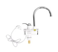 NOLITOY Robinet Électrique en Acier Inoxydable et Abs à Double Usage Chaud/froid avec Affichage Numérique LED, Rotation 360 Degrés Chauffe-eau Instantané Cuisine