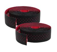 NOLITOY Ruban de Guidon Antidérapant pour Vélo de Route Bande Élastique Respirante Rouge Amortisseur de Vibrations Confortable et Solide Kit 1 Pièce Adapté au Cyclisme sur Route