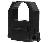 NOLITOY Ruban de Remplacement Noir en Nylon pour Horloge de Pointage, Installation Rapide, Accessoire pour Machine de Présence