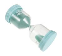 NOLITOY Sablier de Sauna en Verre Étanche 45 Vert Pastel Minuteur Silencieux pour Spa, Hammam et Salle de Bain, Minuterie Précise sans Piles pour Séances de Bain