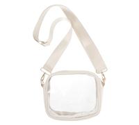 NOLITOY Sac Bandoulière Transparent Détachable PVC avec Sangle Ajustable pour Concerts et Événements Sportifs Pochette Compacte Pratique pour Femme