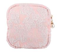 NOLITOY Sac de Rangement à Glissière pour Protection Féminine Pochette Multi Usage Portable pour Serviettes Hygiéniques et Accessoires Personnels Sac Cosmétique Femme Compact et Pratique