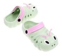 NOLITOY Sandales de Plage Antidérapantes pour Garçon et Filles Taille 26 Pantoufles D’Été Vertes en Matériau Léger Adaptées pour Garçons et Filles Usage Quotidien et Extérieur