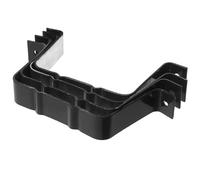 NOLITOY Sangle de Descente de Gouttière en Alliage d'Aluminium 4 Pièces 100X80 MM Adaptateur et Fixation Résistante pour Descentes Pluviales Accessoire Polyvalent pour Système de