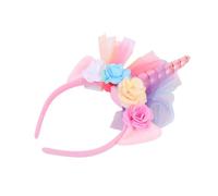 NOLITOY Serre-tête Licorne Lumineux Tulle pour Filles et Garçons Accessoire Léger pour Fêtes et Spectacles Bandeau Performance avec Flash Jusqu à Heures Cadeau Couleur Couleur Aléatoire