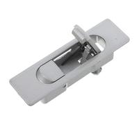 NOLITOY Serrure Encastrée pour Porte Coulissante Bouton Poussoir Rond Loquet à Pression pour Armoire Électrique Serrure Esthétique pour Coffret de Distribution