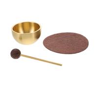 NOLITOY Set Bol Chantant Mini Portable avec et Coussin Bol de Compact pour Yoga et Du Chakra