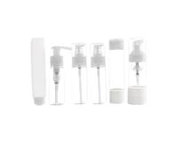 NOLITOY Set de Flacons Petg de Voyage avec Pompe à Pression Contenants Cosmétiques Rechargeables et Compacts pour Accessoires de Toilette Adaptés Transport de Shampooing et Lotions