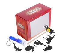 NOLITOY Set de Marionnettes à Ombres Kit de Contes Créatif pour Garçon Fille Éducatif Fait Main pour de Marionnettes DIY pour la Créativité et Apprentissage