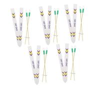 NOLITOY Skis Miniatures avec BâTons Accessoires Maison De PoupéE DéCoration De NoëL Hivernale ScèNe De Sport d'hiver 5 Ensembles Miniature pour DéCorations Festives