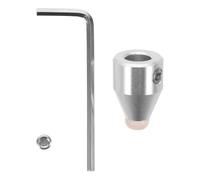 NOLITOY Socle pour Diapason 8 Mm en Cristal de Quartz Rose, Accessoire de Guérison par Fréquence, Support Stable pour Diapason de Yoga et Relaxation, Accessoire Portable pour Réglage