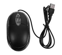 NOLITOY Souris Optique USB pour Bureau Résolution Dpi Design Ergonomique Connectique Plug Play Noir