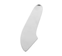NOLITOY Spatule Acier Inoxydable pour Maquillage Outil Gua Sha Visage pour Mélange et Application de Fond de Teint Grattoir Cosmétique pour Soins Peau