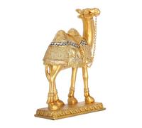 NOLITOY Statue De Chameau Décorative Moyenne en Résine, Ornement Réaliste du Moyen-Orient, Sculpture Artisanale D’Animal Sauvage pour Décoration Intérieure Et Présent Unique