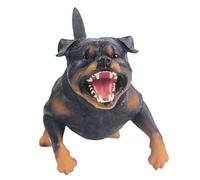 NOLITOY Statue Solide de Chien Rottweiler Imitation pour Décoration Intérieure et Extérieure Modèle Éducatif pour Garçon Fille Cognitif Réaliste pour Garçons et Filles