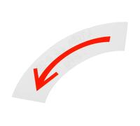 NOLITOY Sticker Flèche Directionnelle Adhésive Étiquette de Sécurité pour Indication et Avertissement Autocollant pour Entrepôts Bureaux et Centres Communautaires