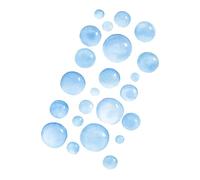 NOLITOY Sticker Mural Bulles Amovible 29X46Cm en PVC Autocollant Décoratif pour Salle de Bain Salon et Chambre Stickers Muraux Bulles à Poser Soi-Même sans Trace