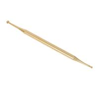 NOLITOY Stylo de Massage Auriculaire en Cuivre Double Embout Outil D’Acupression Précis pour Extraction du Cérumen et Massage des Points de Pression Portable et Ergonomique pour