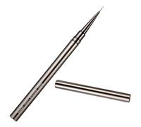 NOLITOY Stylo Pinceau Fin pour Nail Art Manche Métal, Outil pour Dessiner et Colorier les Ongles, pour Manucure DIY et Décoration d'Ongles en Salon