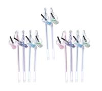 NOLITOY Stylos Gel Encre Fluide Lot de 10 pour Loisirs Créatifs et Notes Étude Pendentif Tasse de Thé au Lait pour Secrétaires et Employés Couleur Aléatoire Style Aléatoire