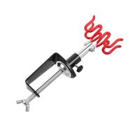 NOLITOY Support Aérographe Réglable Station Double Pince pour Projets Artistiques Modélisme Accessoire Aux Chimiques