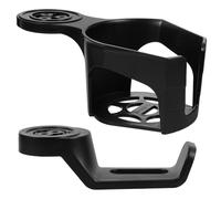 NOLITOY Support de Bureau pour Casque Audio Pince Robuste et Porte-gobelet Rotation à 360 Degrés en Abs Lot de 2 Pièces pour Bureau Informatique Travail