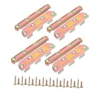 NOLITOY Support de Rail de Lit Robuste avec Vis Connecteurs pour Cadre Fixations pour Tête et Pied de pour Montage Sécurisé et