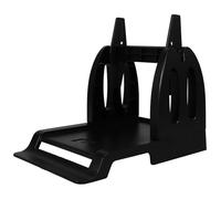 NOLITOY Support Porte-rouleau D’étiquettes en Plastique Noir, Compatible Imprimantes Thermiques, Porte-étiquettes Bureau pour Rouleaux D’étiquettes Standard, Accessoire Pratique