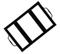 NOLITOY Support pour Bloc de Sel de Gril en Acier Inoxydable Revêtement Émaillé, Plateau Poignées, Convient pour Barbecue Cuisine Extérieure