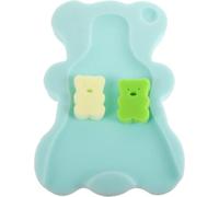 NOLITOY Tapis de Bain Bébé en Éponge Douce Menthe Siège de Bain pour -Né Confortable et Absorbant Multifonction pour Tout-Petit Usage et Change Couleur Aléatoire Couleur Aléatoire