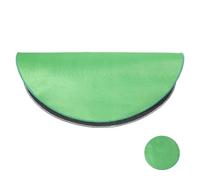 NOLITOY Tapis de Table de Mahjong Antidérapant Rond 80 CM en Velours Cristal Vert Épais du Bruit Nappe pour Jeux de Cartes et Dominos Accessoires pour Parties à Domicile Voyage