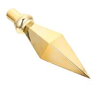 NOLITOY Tête de Mât de Drapeau Alliage Aluminium Or Ornement pour Remplacement de Lance et Embout de Mât Décoration Élégante Intérieur et Extérieur