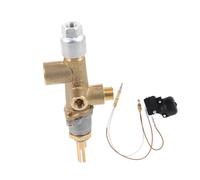 NOLITOY Thermocouple Et Dispositif De Sécurité D'inclinaison pour Chauffage De Terrasse Extérieure, Kit De Remplacement Capteur Fileté Et Écrou, Pièce De Réparation Gaz pour Chauffage Au Propane