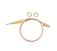 NOLITOY Thermocouple Fileté 600mm pour Chauffage Extérieur Détecteur De Température Haute Précision Résistant à L’Usure Compatible Gaz Barbecue Poste De Contrôle