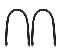 NOLITOY Tige D'extension Flexible en Métal 40 Cm Double Filetage 1/4 pour Supports de Microphone et Trépied, Compatible Caméras D'action et Téléphones, pour Enregistrements