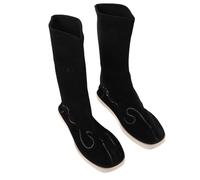 NOLITOY Traditionnelles Chinoises Hanfu Noires pour Adultes et Chaussures -mollet Confortables et Antidérapantes pour Festivals Danses Folkloriques et Cosplay