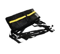 NOLITOY Trampoline Shoes Bag with Breathable Mesh Pocket Foldable Hanging Organizer for Trampoline Shoes and Small Items Compact Storage for Outdoor and Indoor Use