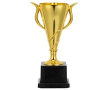 NOLITOY Trophée Plastique Doré pour Compétition Sportive Scolaire, Petite Coupe de Récompense pour Tournoi de Football, Trophée de Participation et Présent pour Journée Sportive en