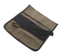 NOLITOY Trousse à Outils en Toile Solide Pochette Enroulable Poches pour Crayons et Ciseaux à Bois Organiseur de Clés Compact pour Mécanicien et Bricoleur Rangement Pratique pour