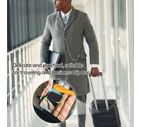 NOLITOY Trousse De Rasoir Portable Étanche Avec Fermeture Éclair Étui Léger Et Robuste Pour Homme Voyage Camping Et Affaires Rangement Pratique Pour Tondeuse Barbe Et Lame De Rasoir