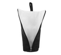 NOLITOY Trousse de Voyage pour Fer à Friser Noire Paquet Étanche et Anti-Poussière Doublure Isolante Résistante à la Chaleur Pochette Suspendue Pratique pour Rangement Portable en