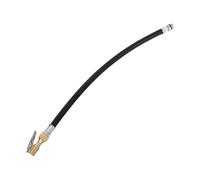 NOLITOY Tube Extension Auto Verrouillant pour Gonfleur Pneu Tuyau Prolongateur Caoutchouc et Laiton Résistant Raccord Stable pour Gonflage Précis et Rapide Accessoires pour Voiture et
