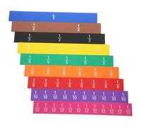 NOLITOY Tuiles Magnétiques Colorées pour Fractions EVA Jeu Éducatif Léger et Portable pour Élèves Support Magnétique Pratique pour Démonstrations Mathématiques