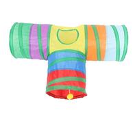 NOLITOY Tunnel pour Lapin Pliable et Léger Tunnel de Jeu Interactif pour Petits Animaux Cachette et Résistante Aux Rayures Ludique pour Bunnies et Autres Petits Compagnons