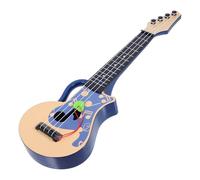 NOLITOY Ukulélé pour Garçon et Filles 1 Pièce Bleu, Guitare en Plastique Légère et Compacte, Instrument D’éveil Musical pour Développement du Rythme et Coordination Œil-Main, Éducatif