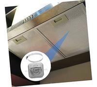 NOLITOY Valve Retour Acier Inoxydable pour Hottes de Cuisine Clapet Refoulement Automatique Volet de Ventilation Mural Extérieur Protection Feu